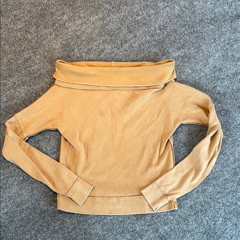 Free People - We the Free - Women's Tan Sweater - Size Small